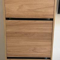 scarpiera IKEA BISSA a tre scomparti