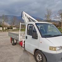 Fiat ducato con gru cassone fisso