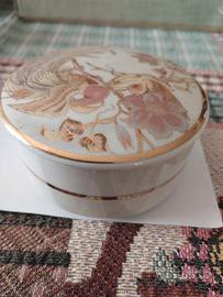 Cofanetto in ceramica arte Chokin