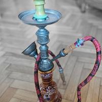 Titolo
Narghilè orientale artigianale in vetro dec