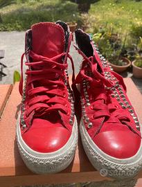 Scarpe converse all star con borchie