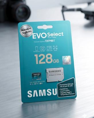 Micro SD originale Samsung da 128gb Sigillata