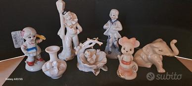 gruppo soprammobili in porcellana 