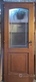 porte in legno massello 80x210