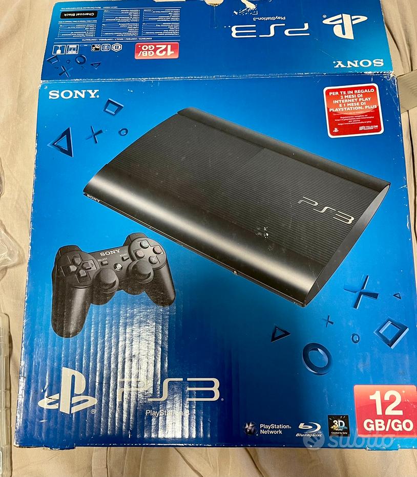 Console usata Sony Playstation 3 Ps3 160gb Cech-2004a Slim con cavi e  Controller