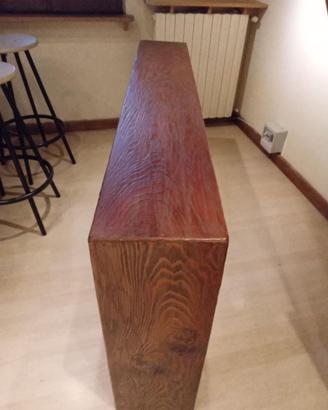 FINTO TRAVE DA CAMINO IN  LEGNO DI LARICE