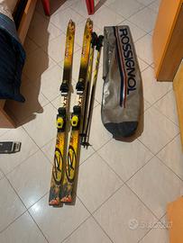 Sci rossignol V3C (anni 90’)+bastoncini atomic