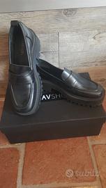 mocassini con plateau