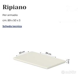 Ripiano armadio
