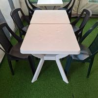 tavoli e sedie da giardino 