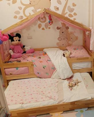 Letto montessoriano Cottage marca Picci