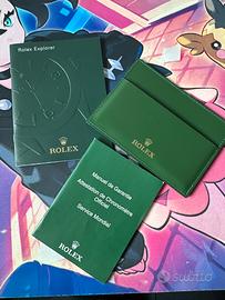 Porta garanzia e libretti Rolex