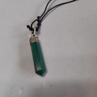 Collana ciondolo malachite