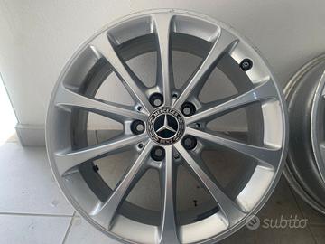 4 cerchi lega mercedes a b cla gla glb r17 lt3081