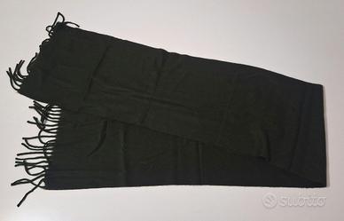 Sciarpa extra morbida verde scuro
