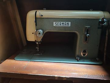 Macchina da cucire vintage Serman Super 34
