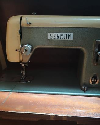 Macchina da cucire vintage Serman Super 34