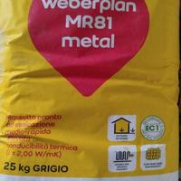 Cemento per sottofondi Weberplan MR81 Metal