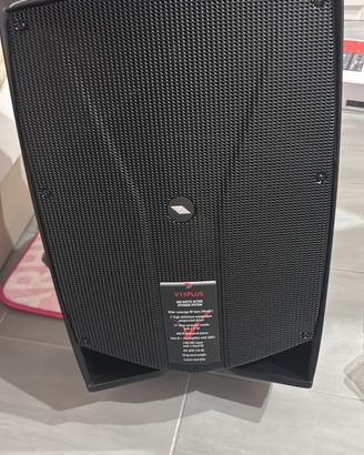 Cassa proel con supporto e mixer