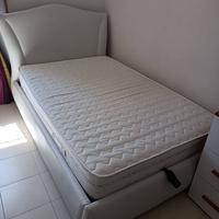 Letto Contenitore con materasso 1 piazza e mezza
