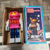 Space Commander Robot Battery Operated vintage 