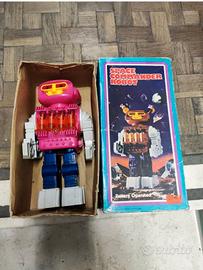 Space Commander Robot Battery Operated vintage 