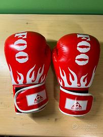 Guantoni fa boxe Groofoo colore rosso