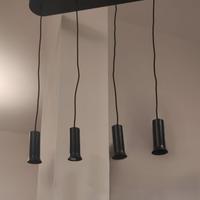 Lampadario a sospensione, nero - stile Marley