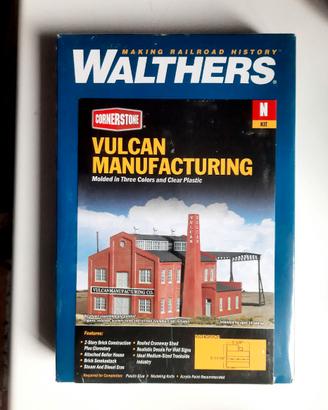 Scala N 1:160 - Edificio industriale Vulcan treni