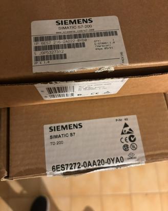 Plc S7200 CPU 216 nuovo + display TD200