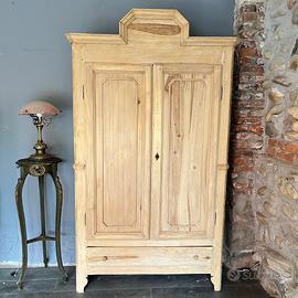 ANTICO ARMADIO PIEMONTESE GREZZO AL NATURALE