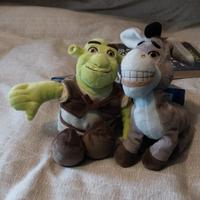 Peluche Shreck e Ciuchino 