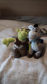 Peluche Shreck e Ciuchino 