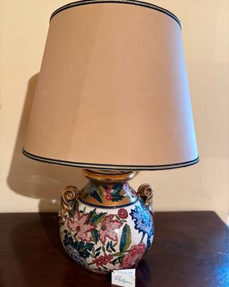 lampada da tavolo Batignani con paralume
