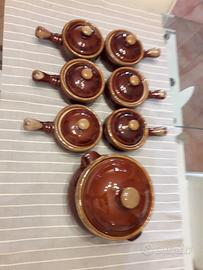 Set Completo Terracotta Pentola e pentolini