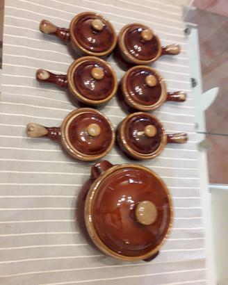 Set Completo Terracotta Pentola e pentolini