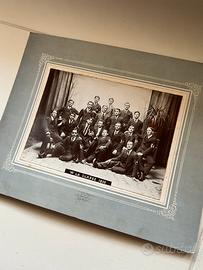 Foto elegante cartonata vintage scuola classe 1895