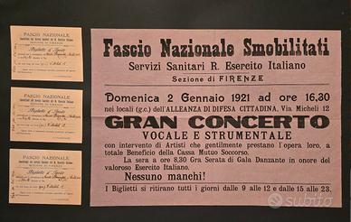 manifesto ventennio firenze 1921 ww1 ww2 marcia
