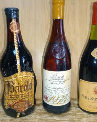 Vino Barolo Pregiato E Vari Da Collezione 