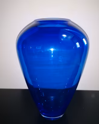 Vaso in Vetro Blu Cobalto 