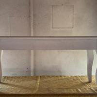 Panchina legno bianco