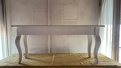 Panchina legno bianco
