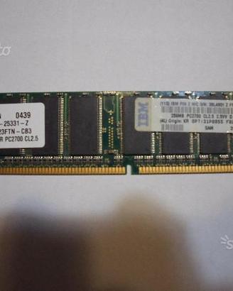 Memoria ram ddr samsung 256mb