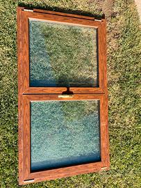 Finestre in PVC effetto legno 2 ante