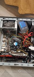 pc Cooler master intel 1050ti + pen drive 32gb