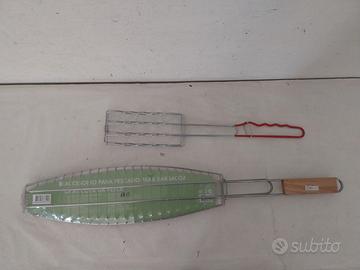 Griglie a pinza per barbecue ( pesce)