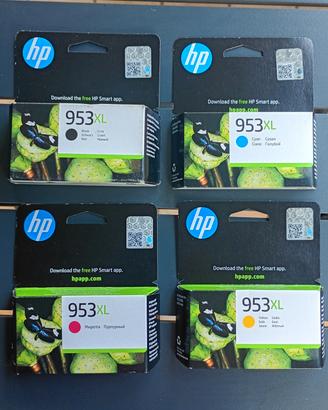 CARTUCCE HP 953XL KIT COMPLETO 4 COLORI