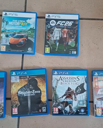 giochi per PS5 e PS4