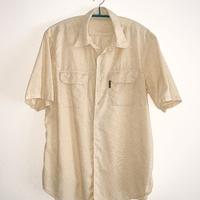 Camicia beige maniche corte ARMANI JEANS vintage