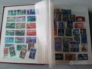 Raccolta francobolli italiani affrancati